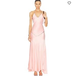 Elegant Pink Maxi Dress